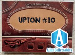 2011 Topps Manufactured Glove Leather Nameplate Justin Upton #MGL-JU